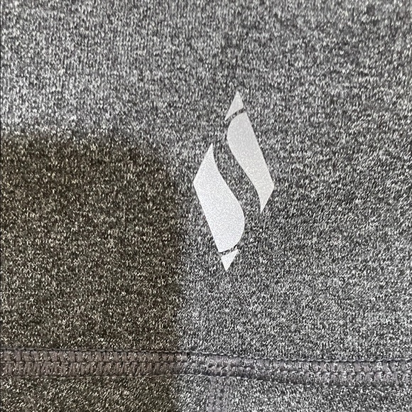 Skechers GO WALK Charcoal Active Leggings Size M W/2 Back Pockets and 2 Side - Picture 7 of 11